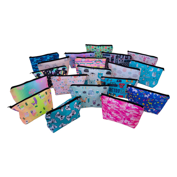 15 % OFF - CARTUCHERA / NECESER PACK X 10 SURTIDOS